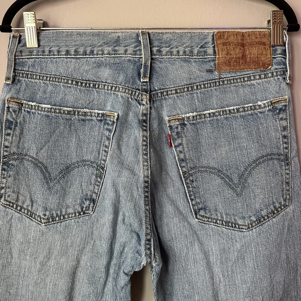 Levi's 520 Slouch Skinny Jeans Womens 18 Regular Blue‎ Cotton Runs Small